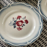 8 flat plates digoin sarreguemines