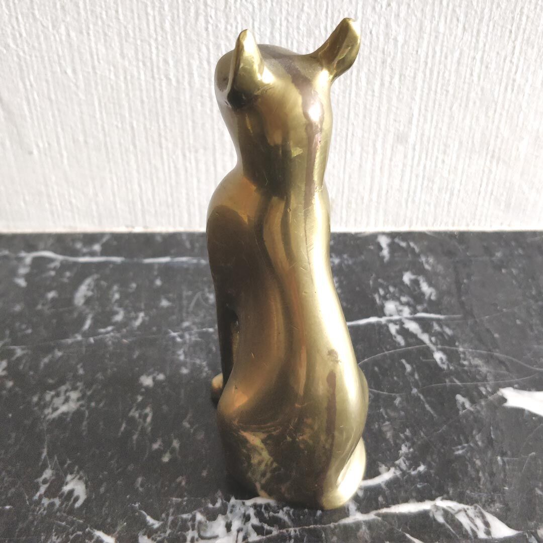 Brass Egyptian cat