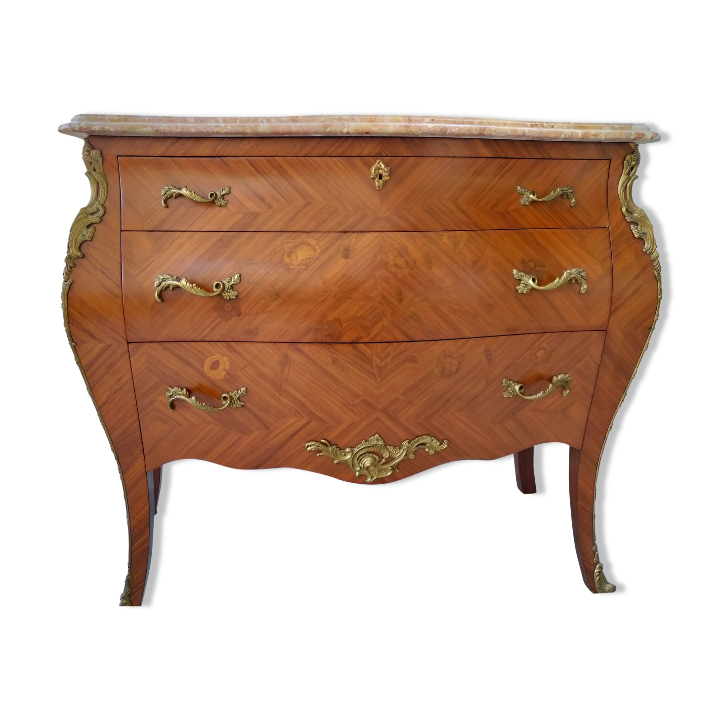 Chest of drawers marquetry