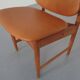 Teak and brass side chair by Arne Hovmand-Olsen for Mogens Kold, 1950s