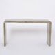 Mid-Century Modern Console Table Made of Laquered Goat Skin by Aldo Tura