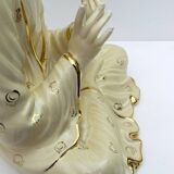 Mid-Century Modern Italian Porcelain Buddha Table Lamp by Zanotto, 1970s