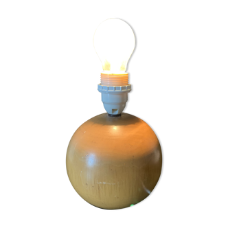 Light wood ball lamp foot