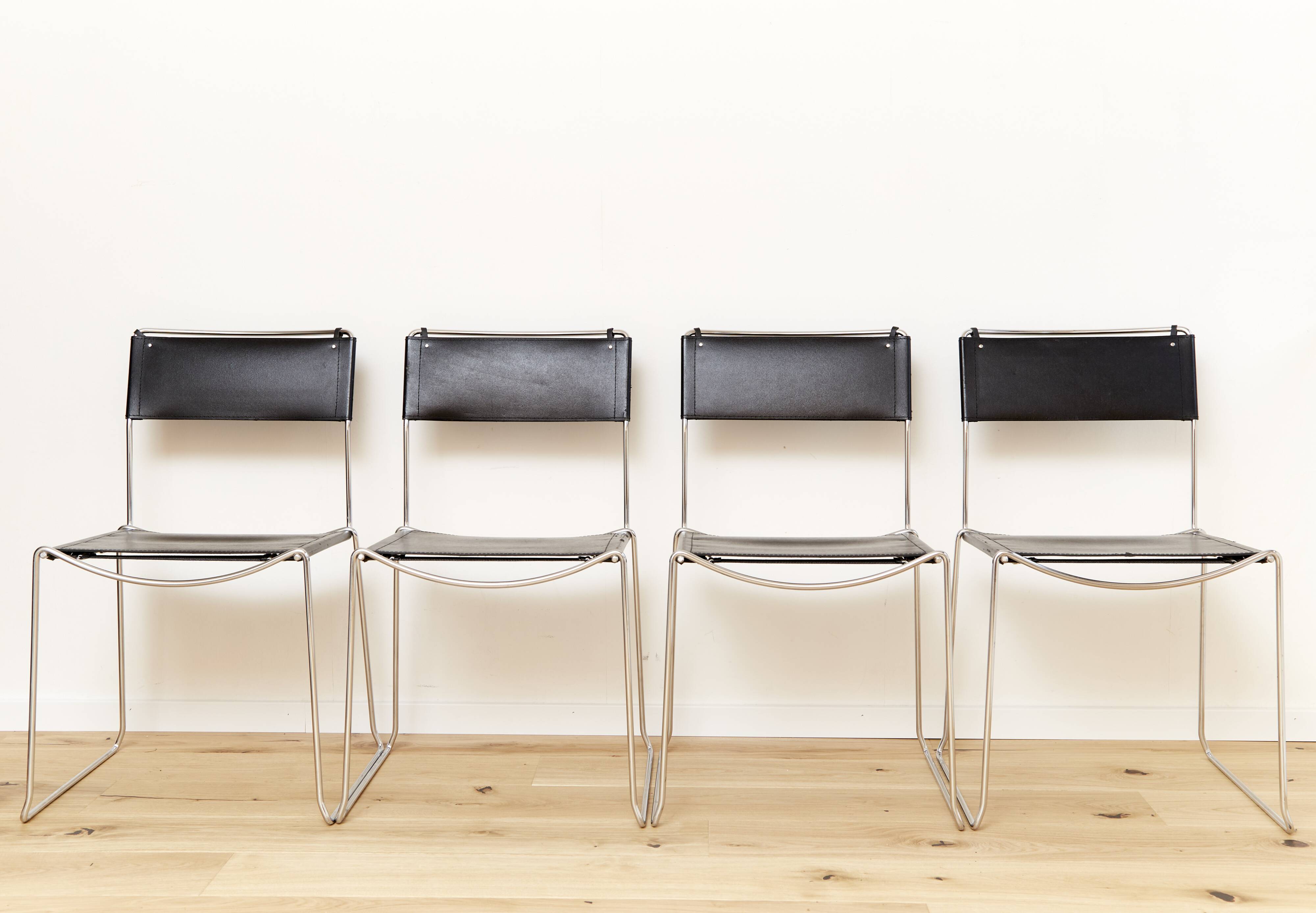 Giandomenico Belotti Dining Chairs for Alias I Set of 4