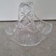 Bohemian crystal fruit basket