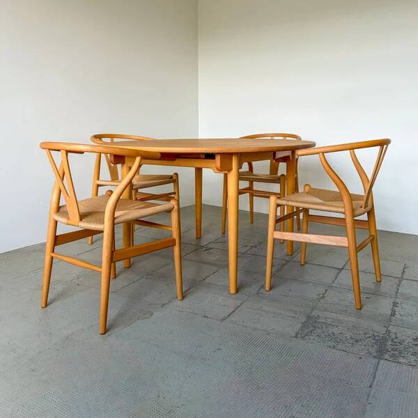 CH24 Wishbone chairs by Hans Wegner for Carl Hansen - set of 4