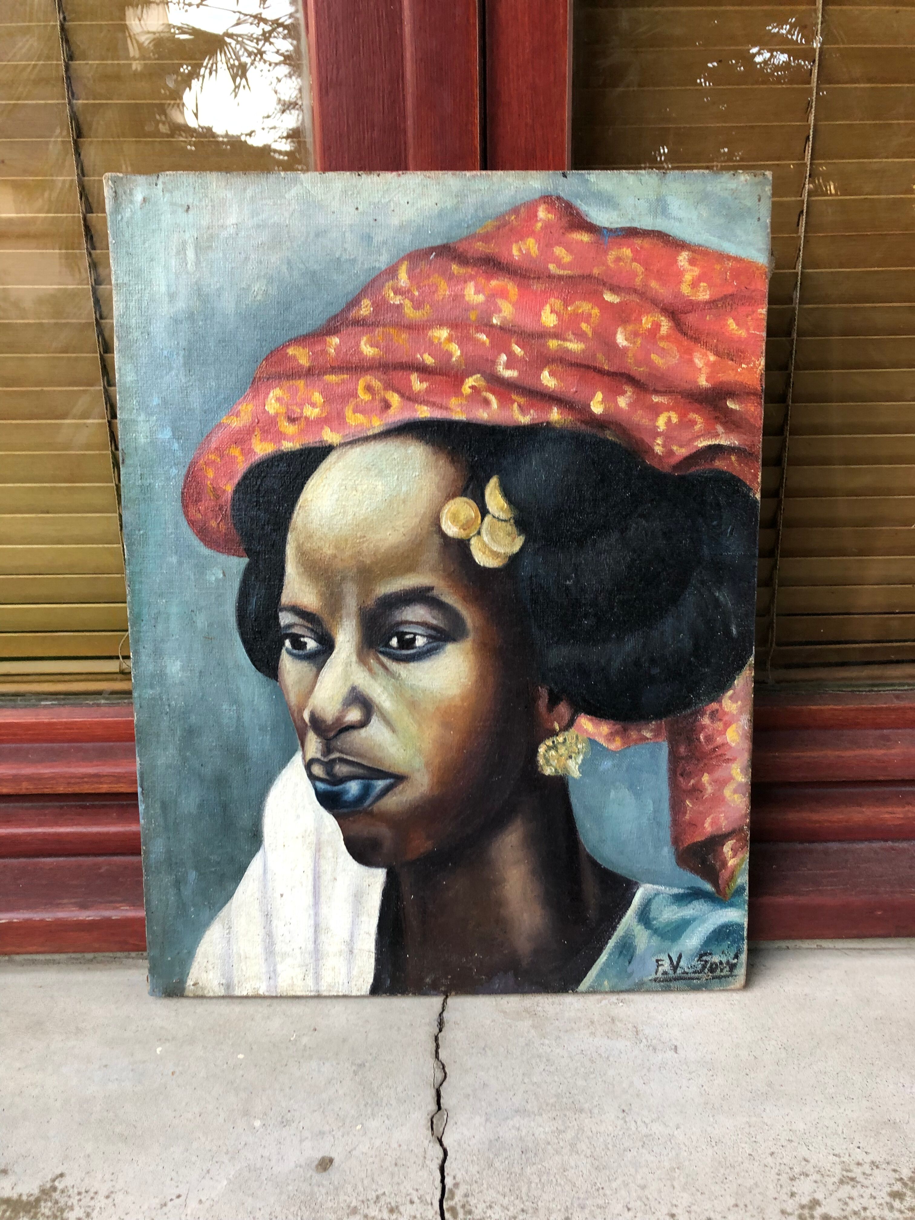 Portrait of an African woman