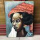 Portrait d'une femme africaine