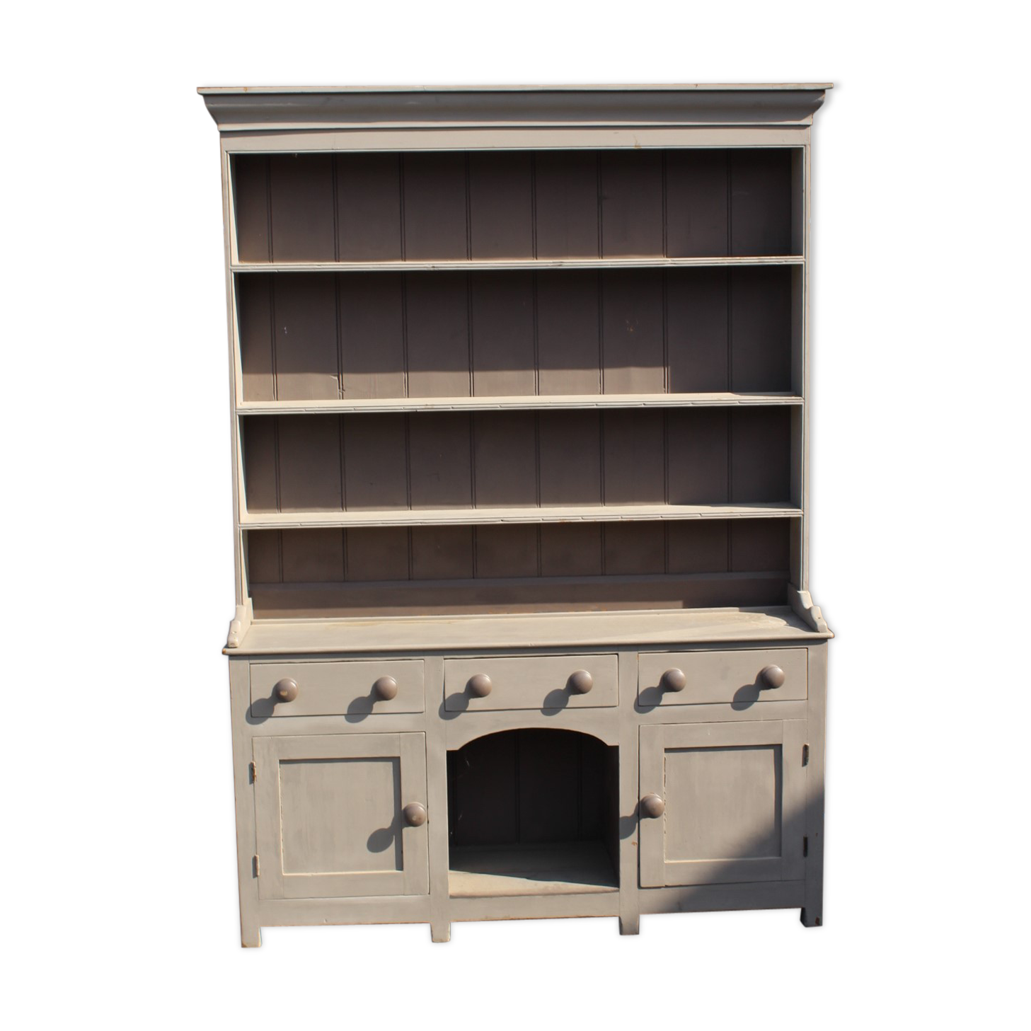 Painted bookcase from Caernvon