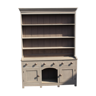 Painted bookcase from Caernvon