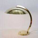 Brass desk lamp, bauhaus design by Egon Hillebrand for Hillebrand, 1930-40.