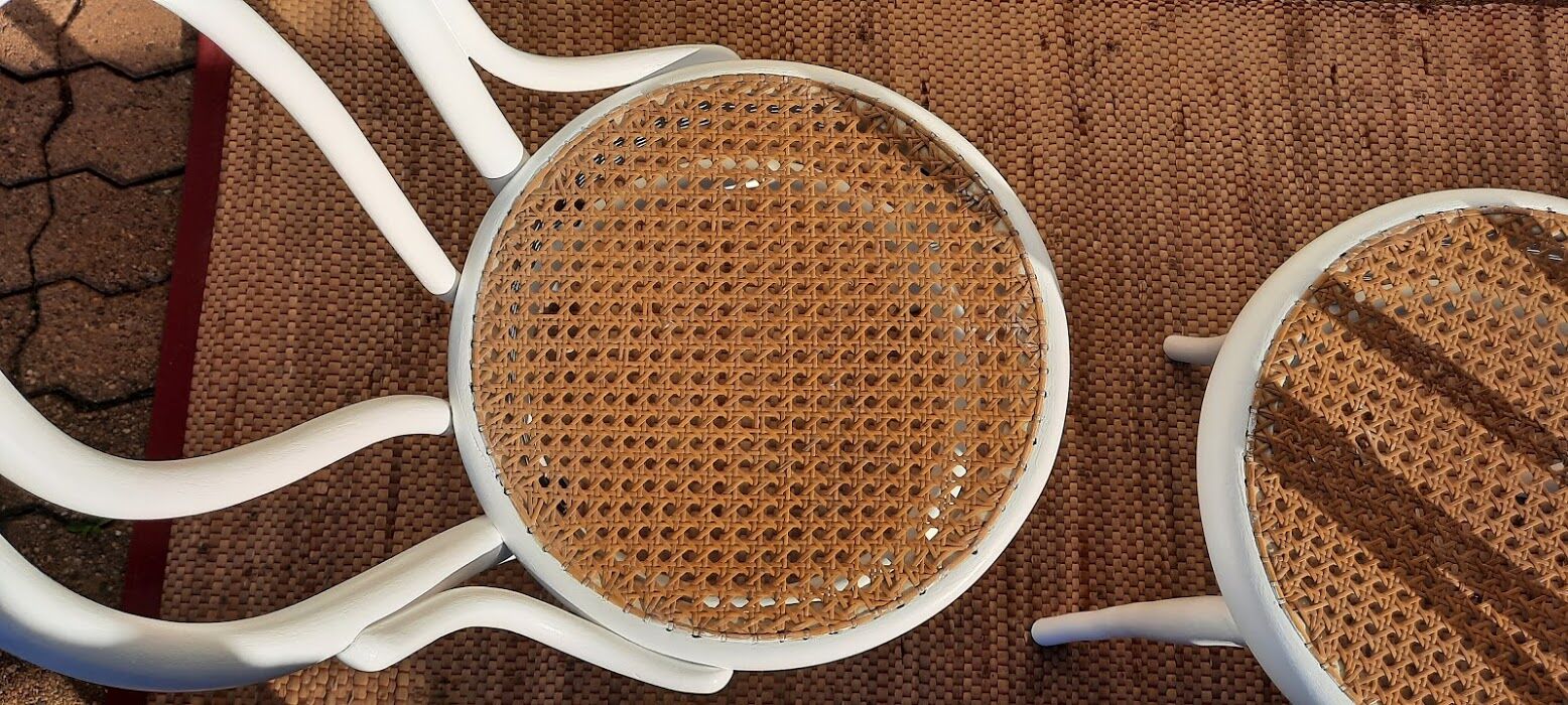 Lot of vintage bistro chairs