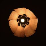 "Shichi" Uchiwa chandelier by Ingo Maurer for Design M, 1970s