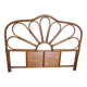 Rattan headboard