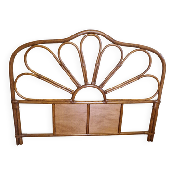 Rattan headboard