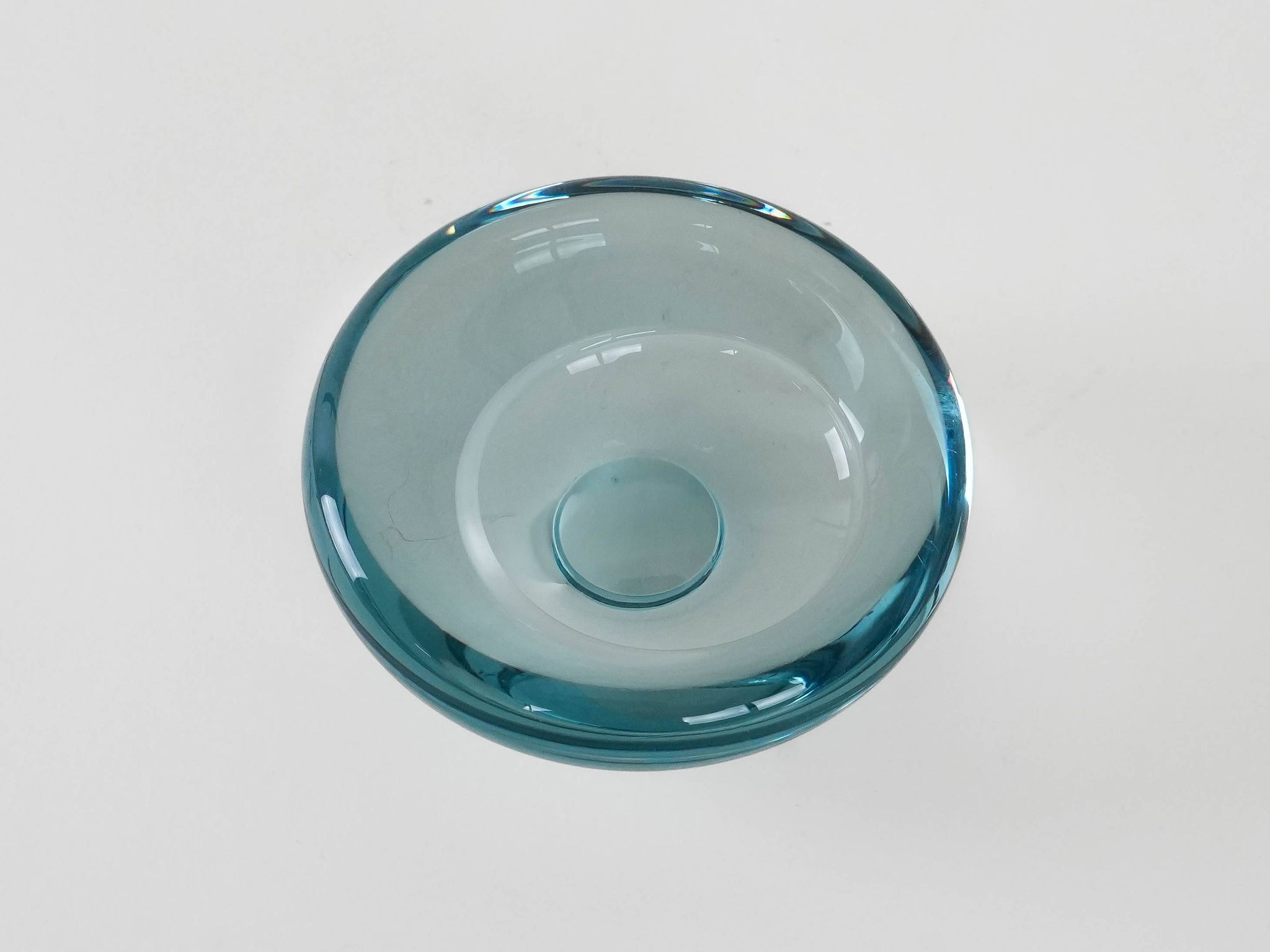 Glass bowl, Danish design, 1960s, manufacturer: Holmegaard, designer: Per L