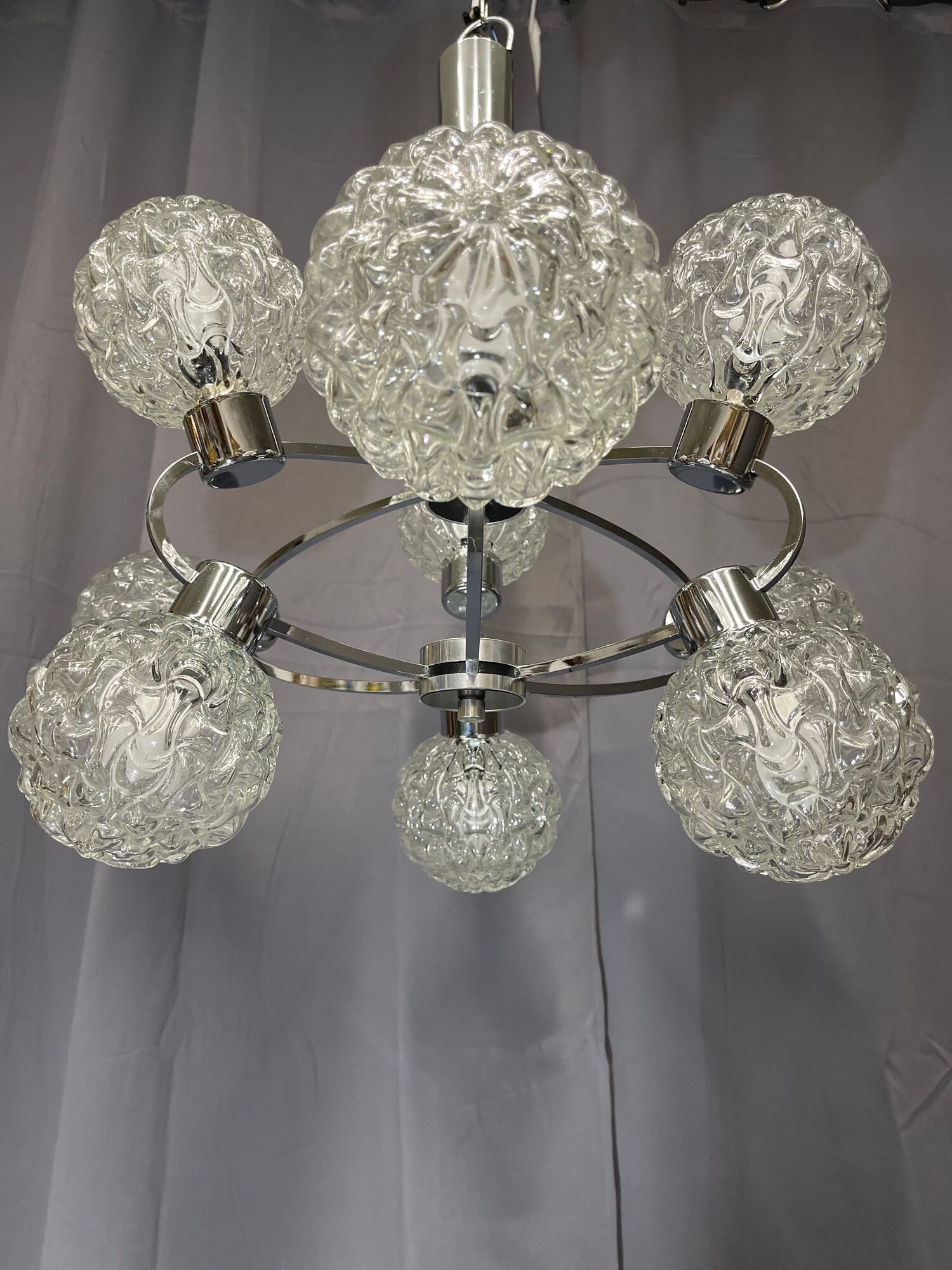 Chandelier of richard essig years 60/70 space age very good condition