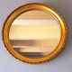 Round golden mirror, 1970.