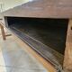 Farm table, solid oak console, late 18th to early 19th century.