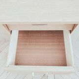 Renovated vintage modernist desk, metal & oak, 1950s/60s