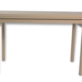 Table beige en bois extensible