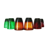 Set de 6 verres à liqueur d’Arques 1960