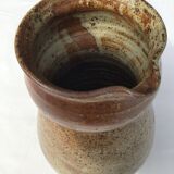 Handmade speckled stoneware pitcher 1.5 liters