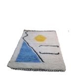 Handmade wool Berber rug 150 X 100 CM