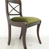 A desk with an English-style chair. After professional renovation.