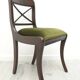 A desk with an English-style chair. After professional renovation.