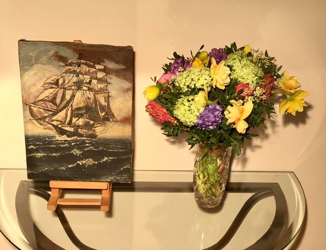 Ancient painting, Marine early 20th century