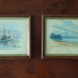 2 aquarelles Jean-Marie Misslen