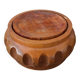Wooden coasters with vintage holders