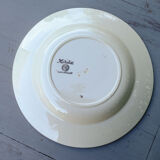 Assiette creuse faience Badonvillier