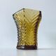 Old amber glass vase