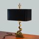 Dolphin and Trident table lamp