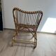 Armchair in woven wicker 1960/1970s