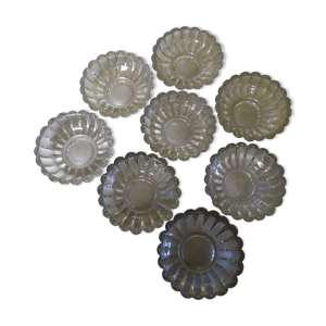 Lot de 8 coupes à dessert - pierre