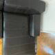 Black leather corner sofa – IKEA KRAMFORS – timeless design