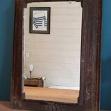 Skylight mirror Patinated metal frame dp 1023412