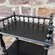 Napoleon III style blackened wood bookcase