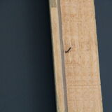 Large wooden black and gilded frame