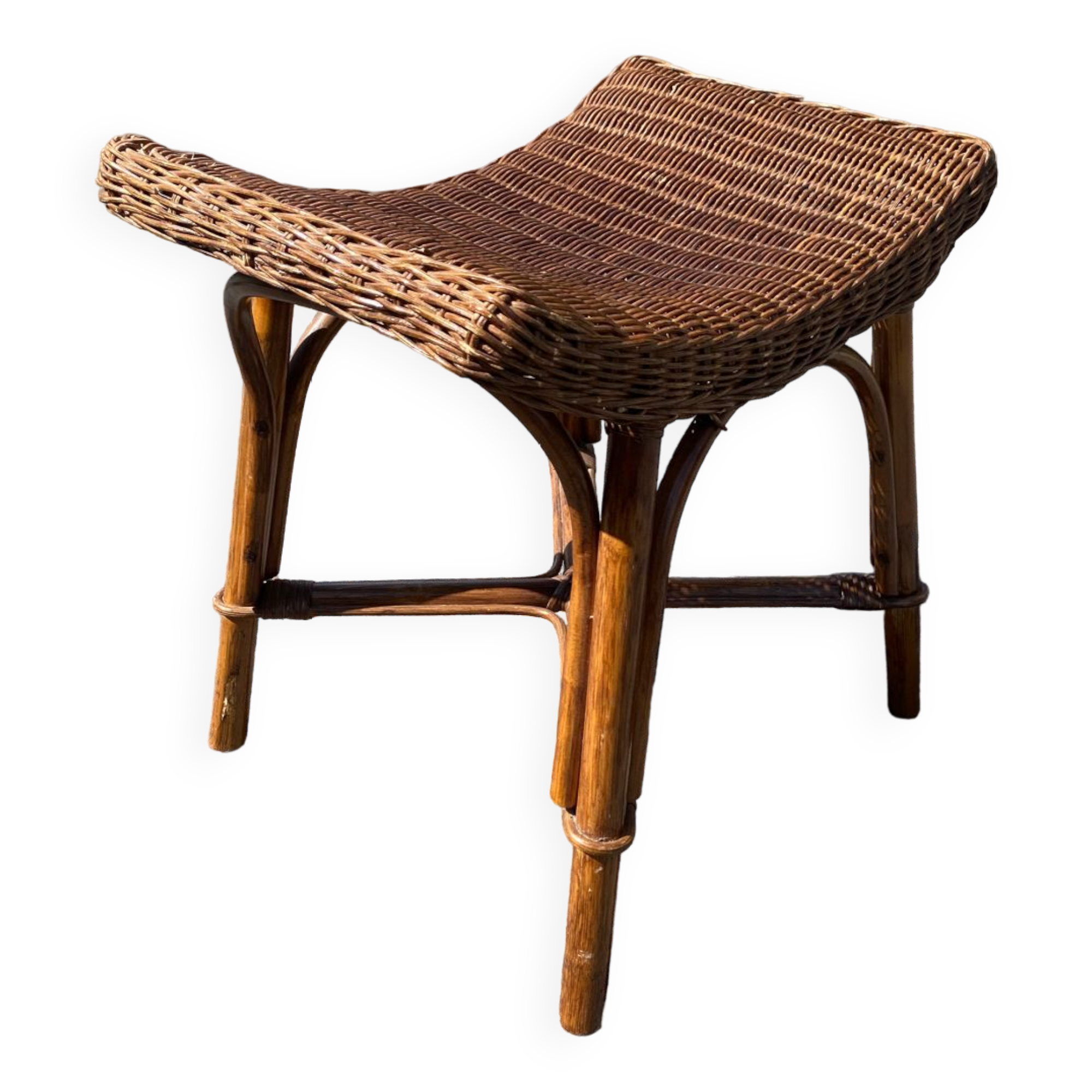 Rattan stool