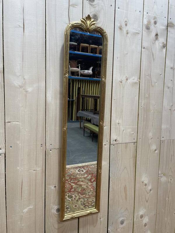 Petit miroir en bois doré de style Napoléon III