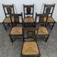 Set of 6 chairs in the style of Dudouyt.