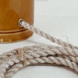 Enamelled stoneware lamp