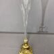 Vase cornet old, soliflore bronze