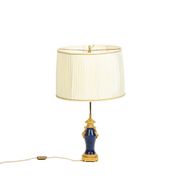 Porcelain and bronze lamp, circa 1880