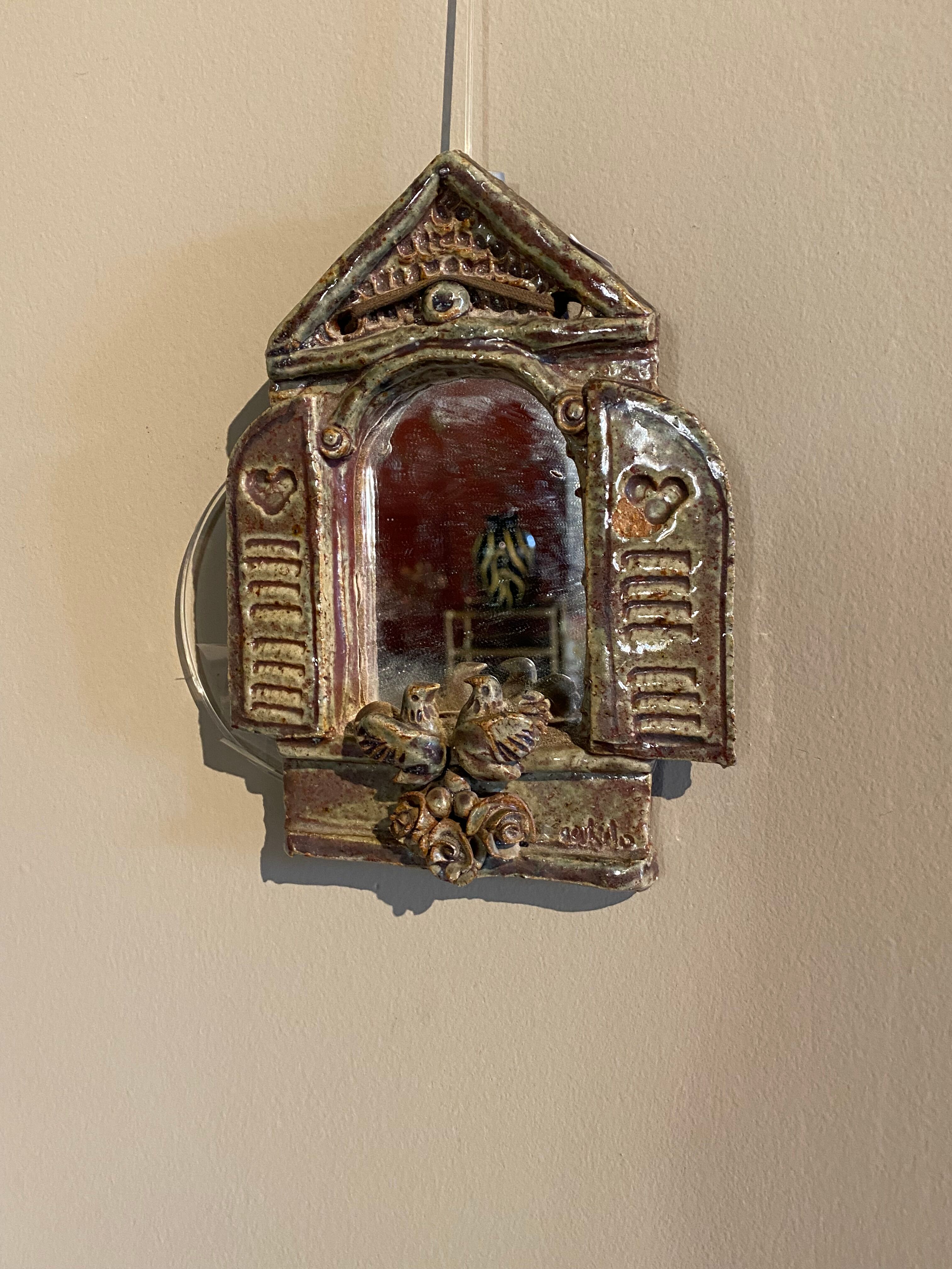 Ceramic mirror Catido La Borne