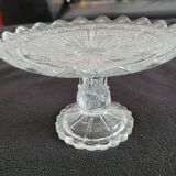 Glass fruit bowl